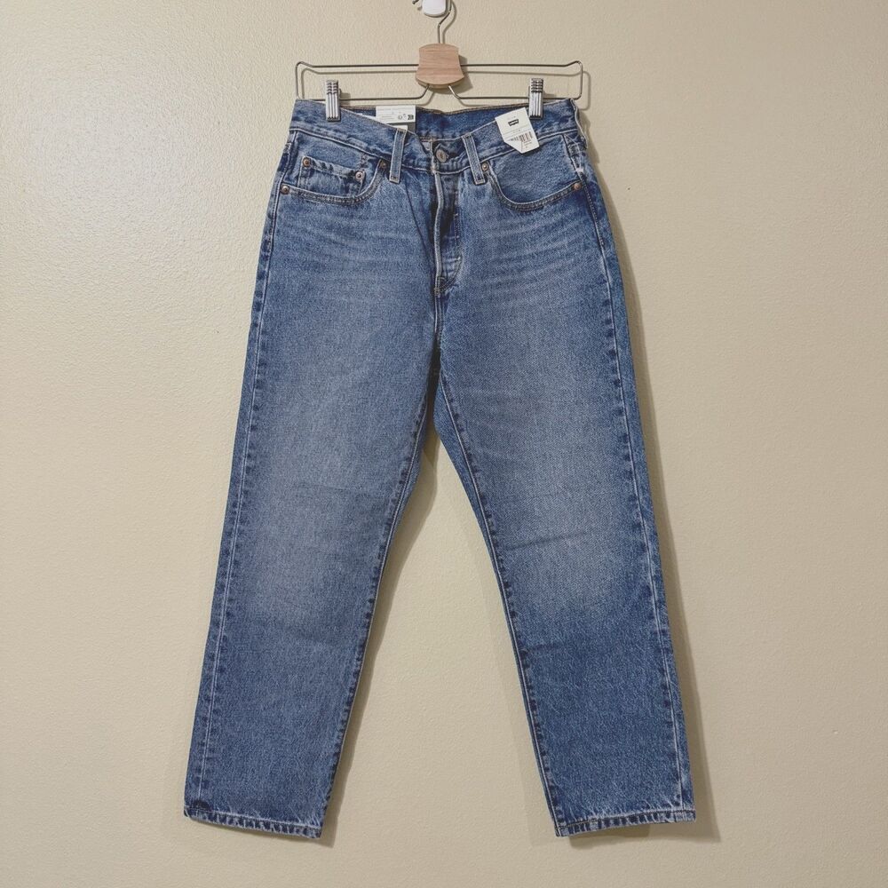 Levi's Premium 501 Original Cropped Jeans Irregular Women's Size 27x26